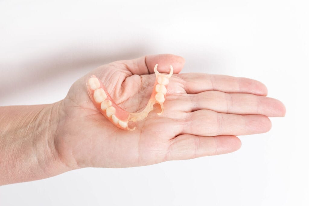 flexible nylon denture